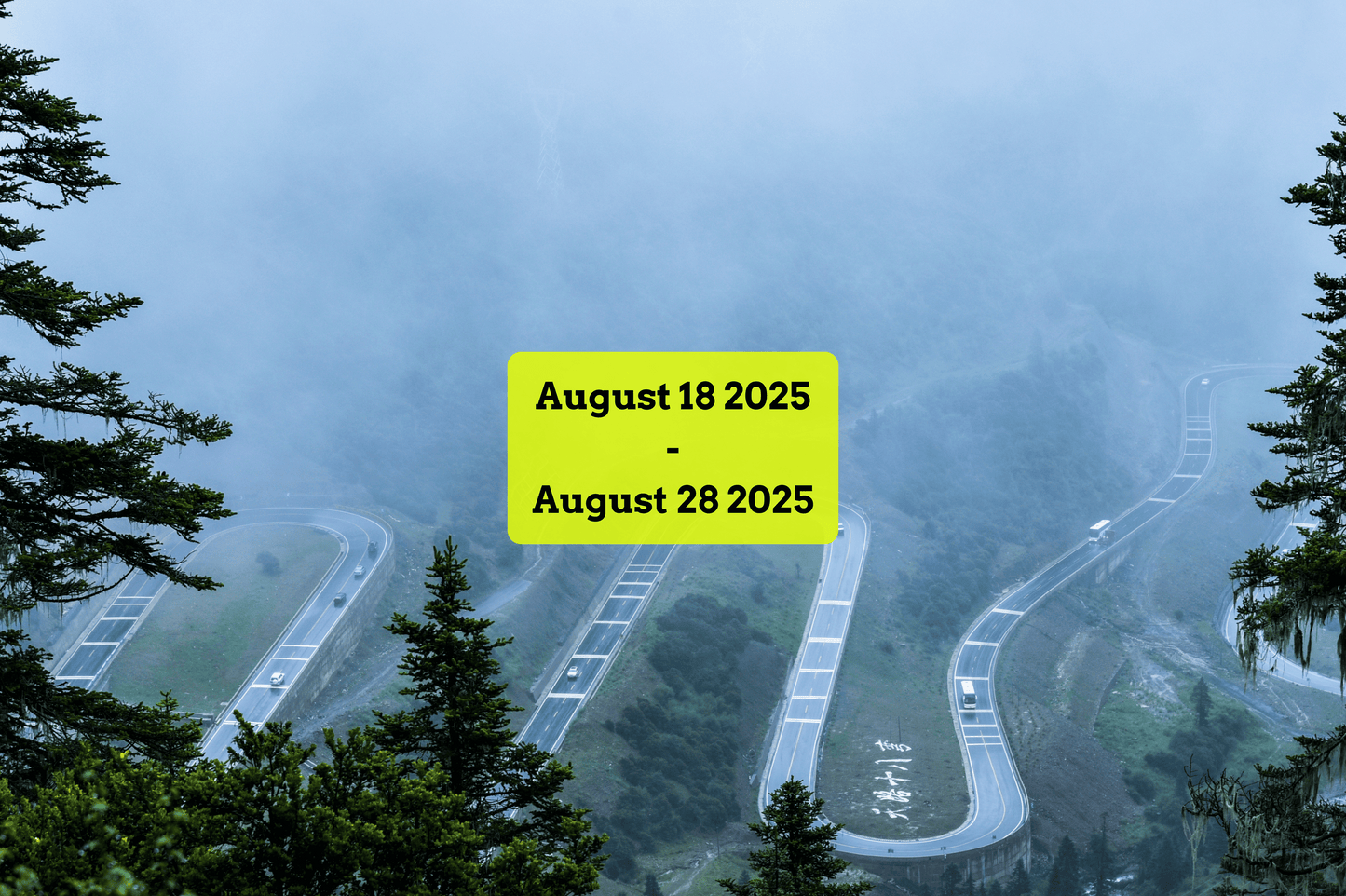 Project Route 318 - August 18 2025 to August 28 2025